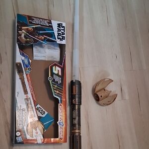 Star Wars Kyber Crystal Lightsaber - Brown and White